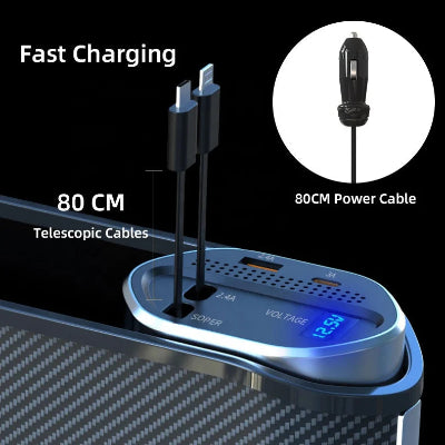 Silvarus™ PowerConsole. Alles binnen handbereik. Nooit meer zoeken in je auto.